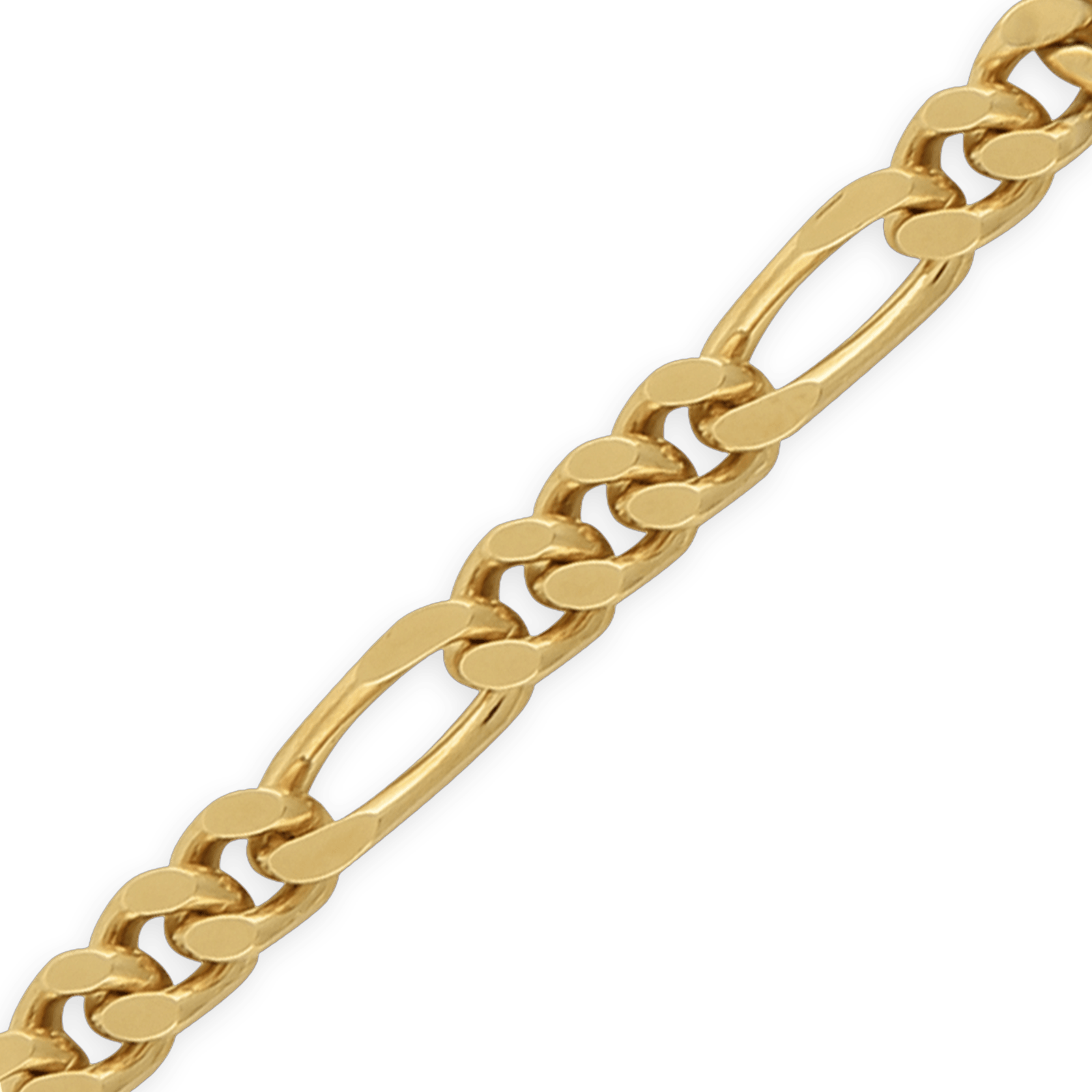 Bracelet Plaqué Or Maille Cheval Alterné