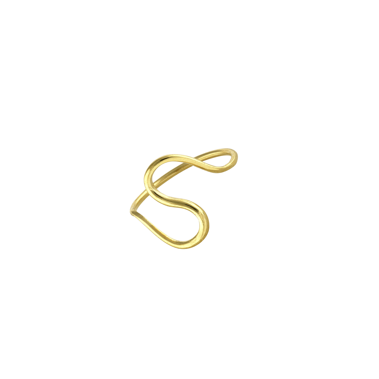 Bague fantaisie forme S