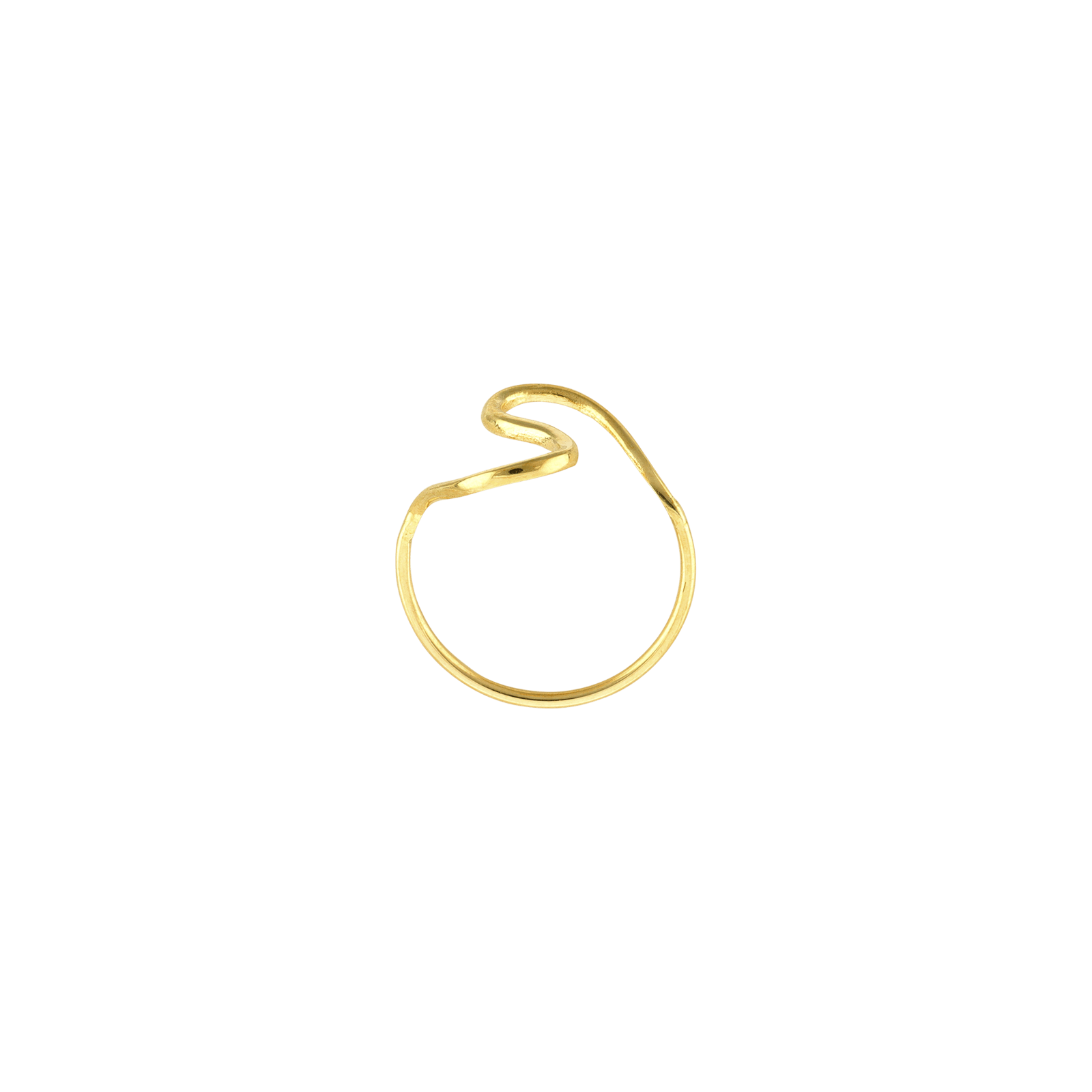 Bague fantaisie forme S