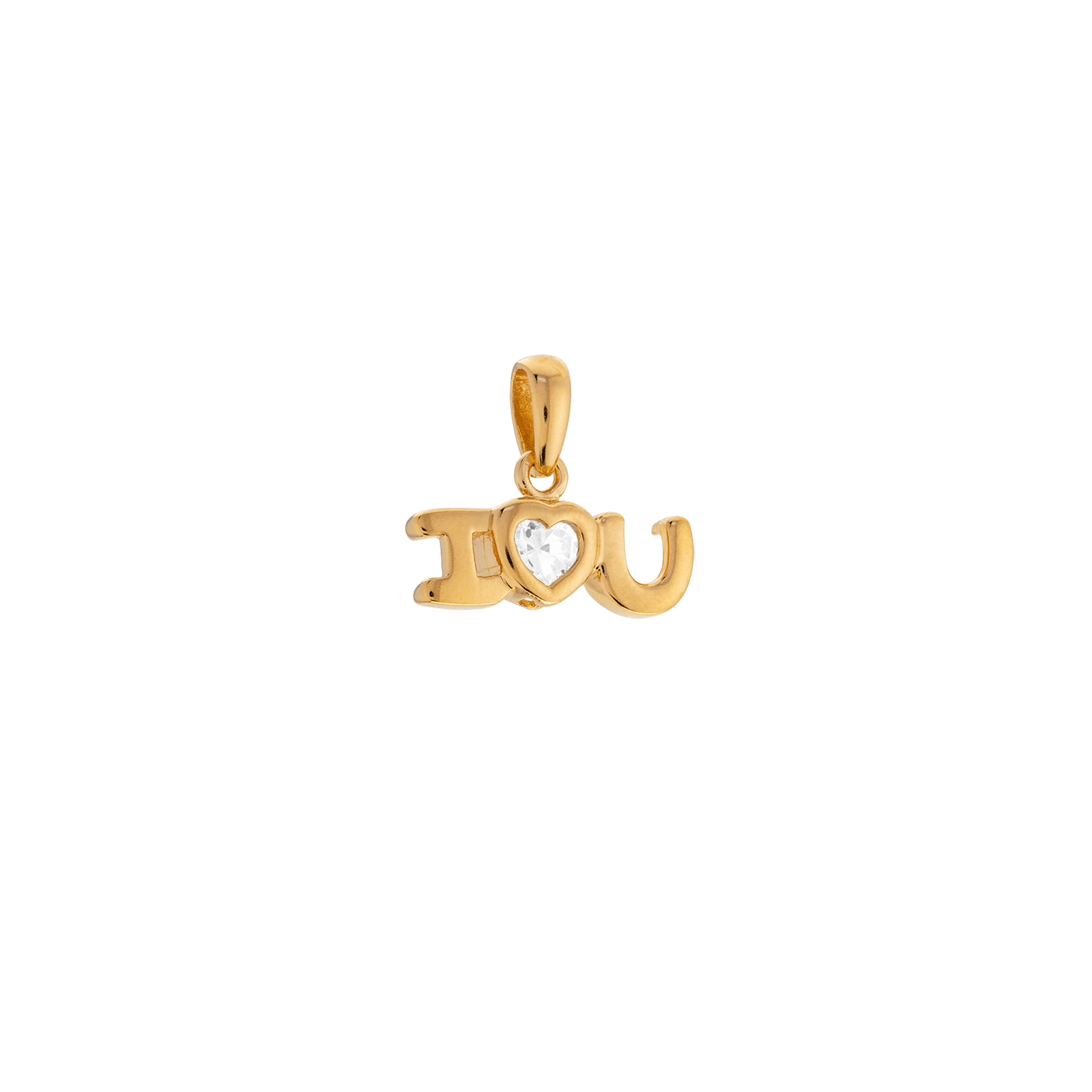Pendentif i love you oxyde