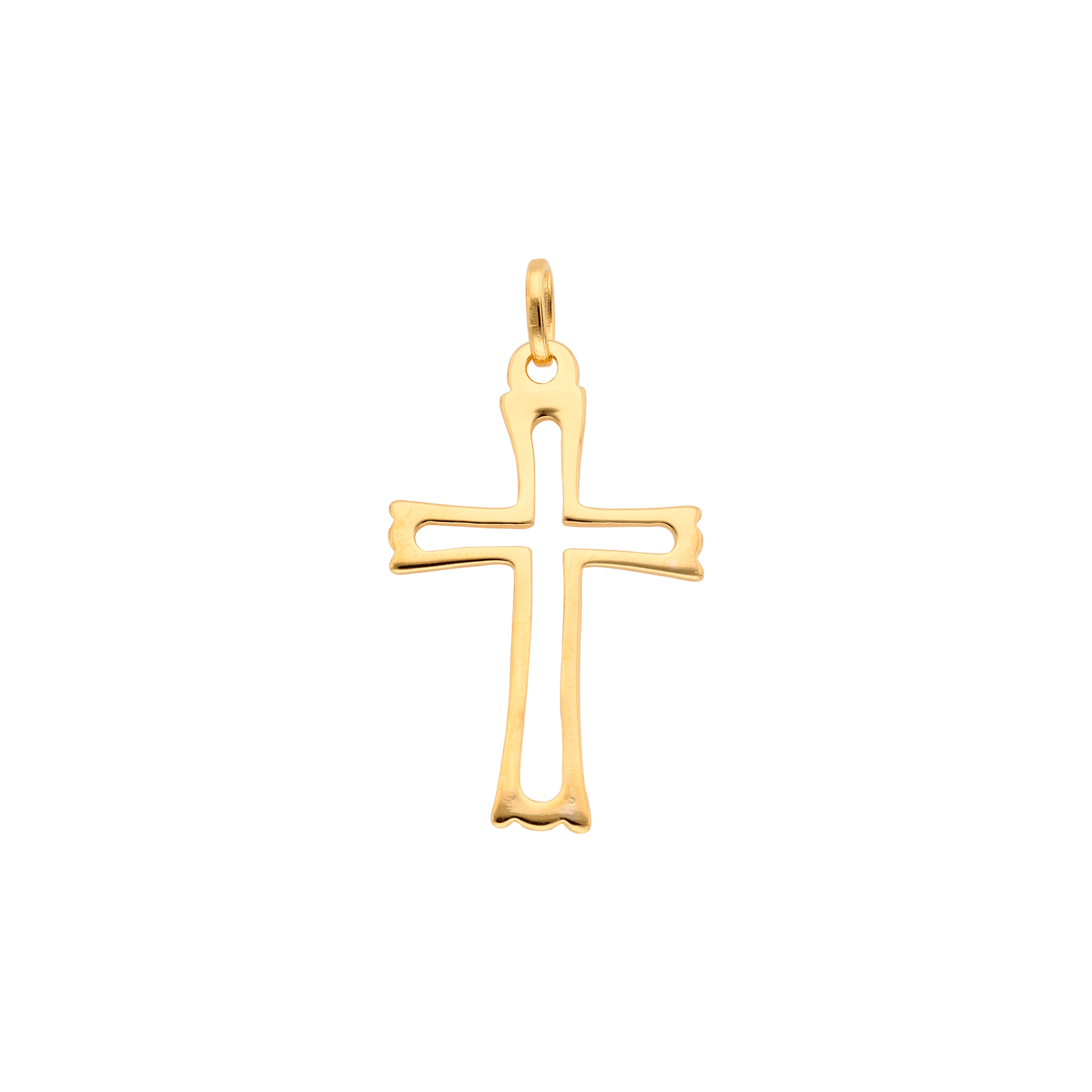 Pendentifs Plaqué or Croix