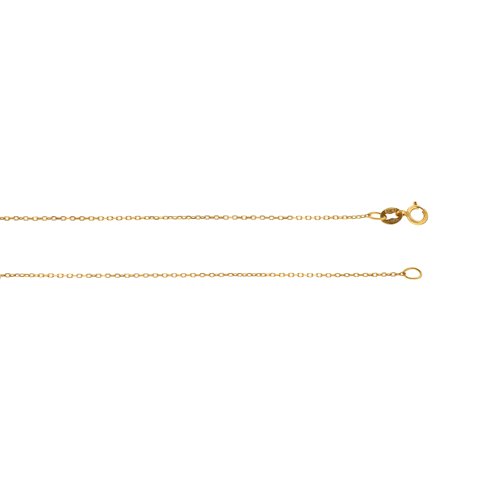 Collier Pendentif 1 nœud lisse et martelé 45 centimètres