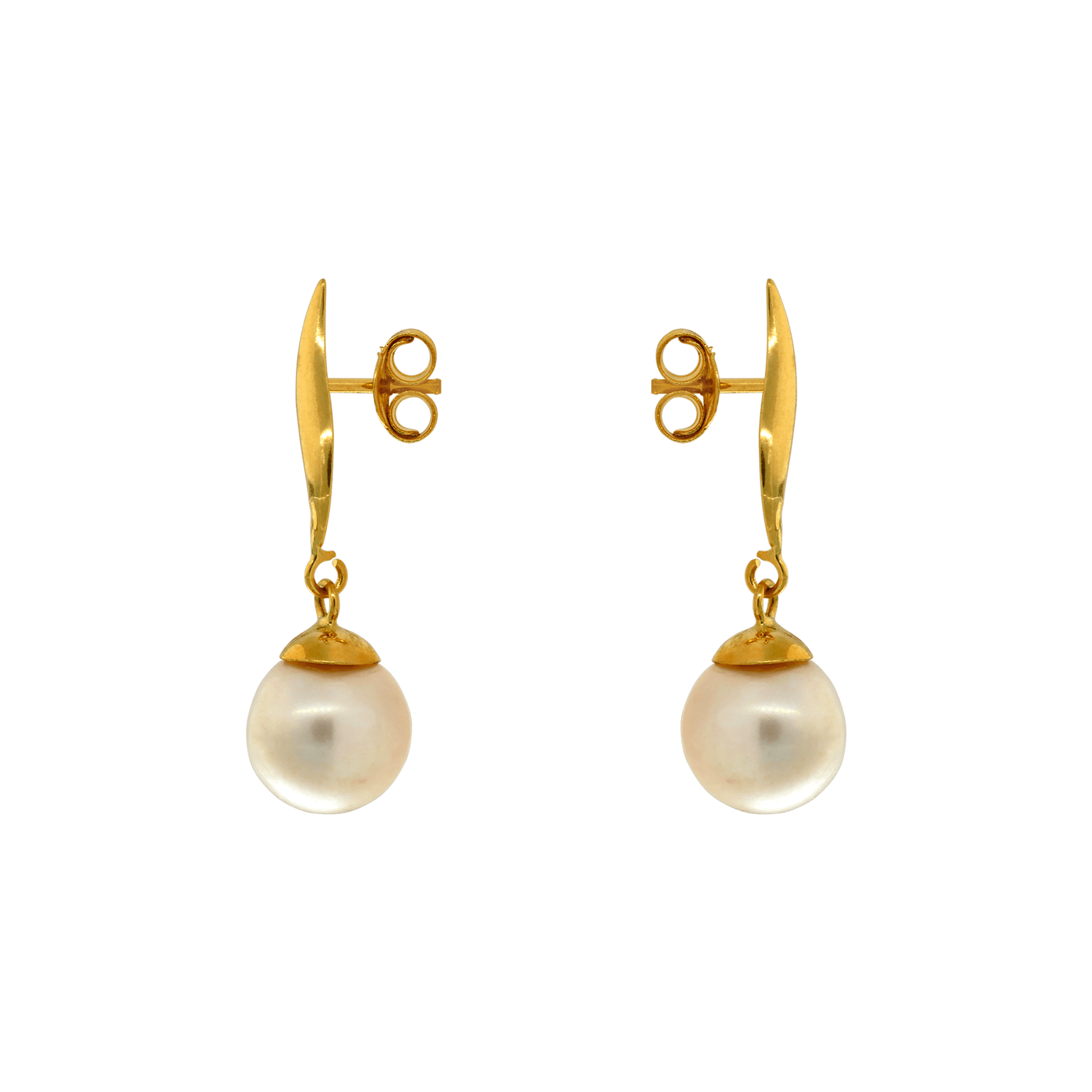 Boucles d'Oreilles Perle Pendentif 8-8.5mm