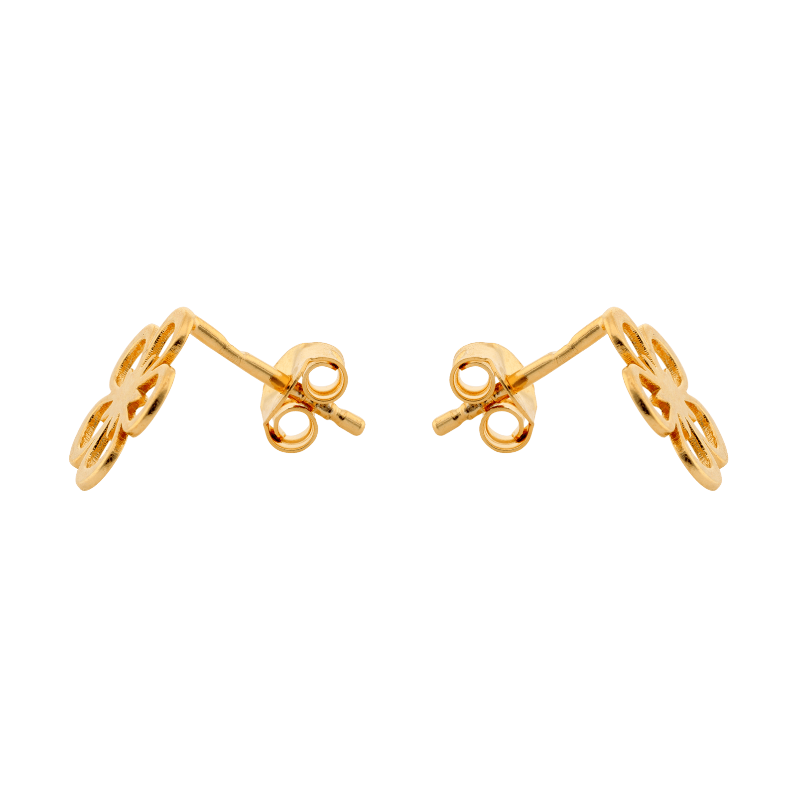 Boucles d'Oreilles pour fleur découpée