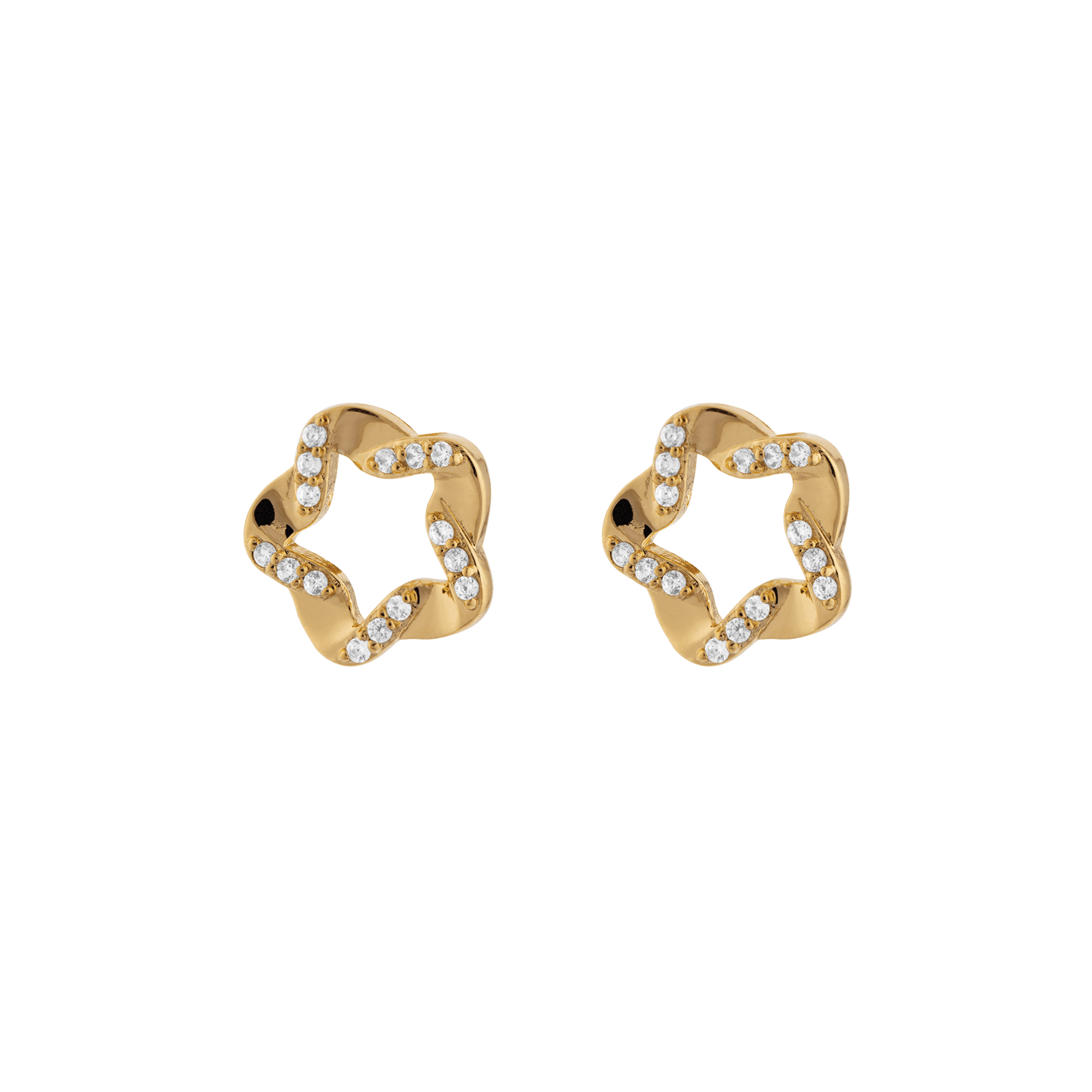 Boucles d'Oreilles pour étoile Oxyde de Zirconium