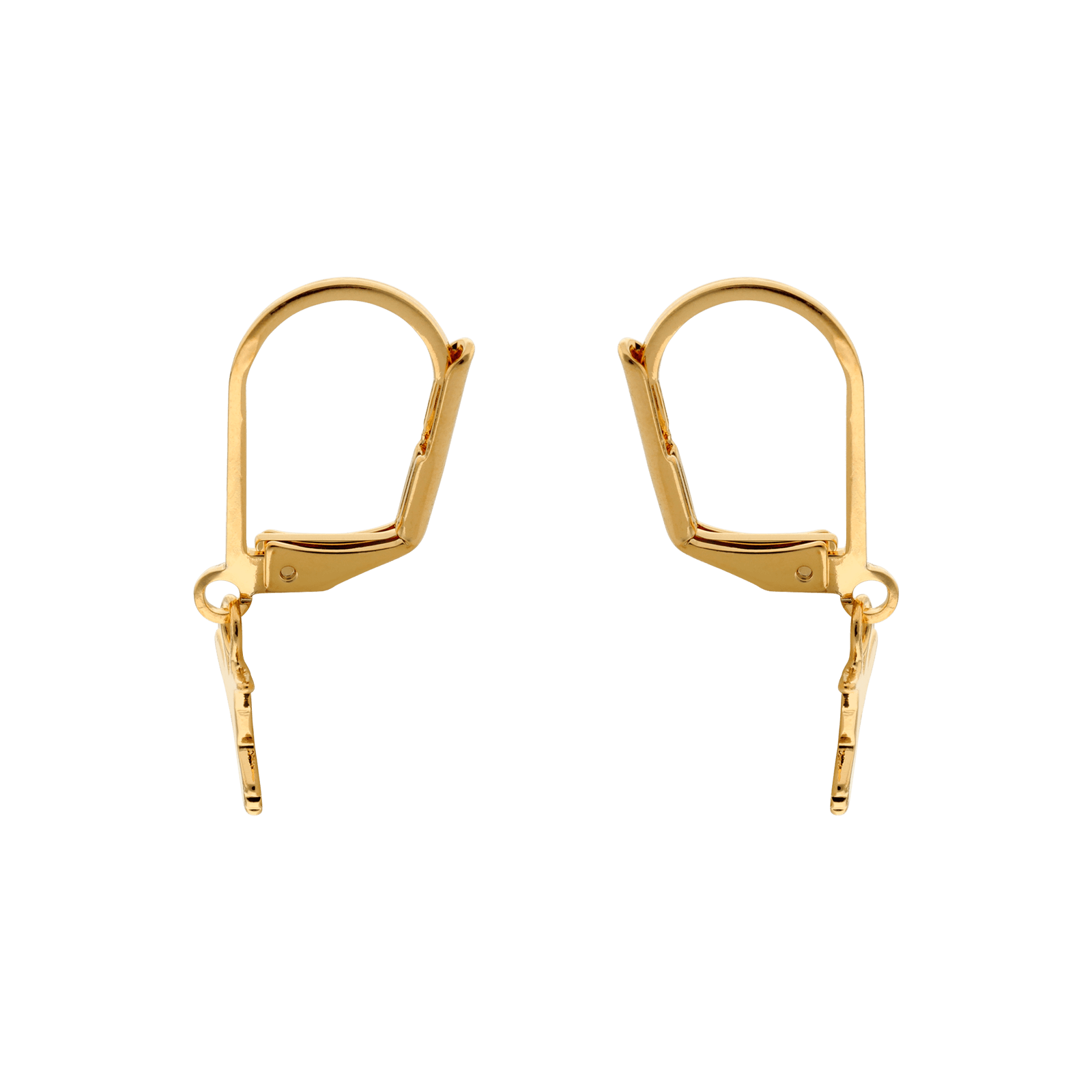 Boucles d'Oreilles Plaqué or Enfant Dormeuse colibri