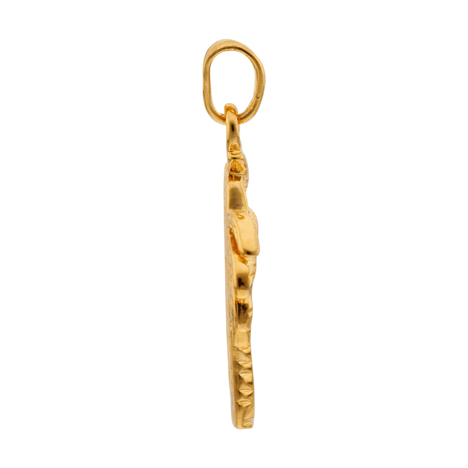 Pendentif Plaqué or 2 palmiers
