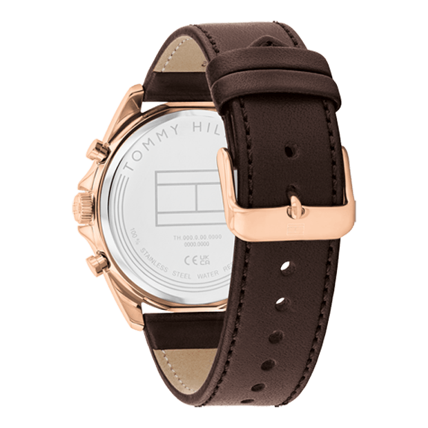 Montre Tommy Hilfiger en Cuir Marron - 1710645