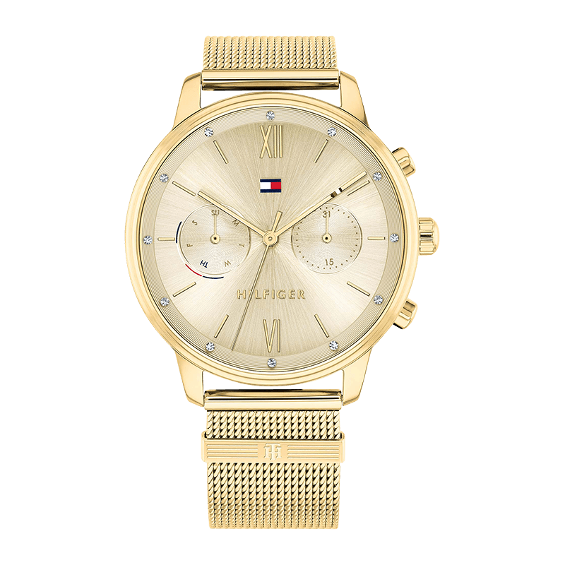 Montre Femme Tommy Hilfiger Blake  Bracelet Acier Doré – Cadran Doré - 1782302