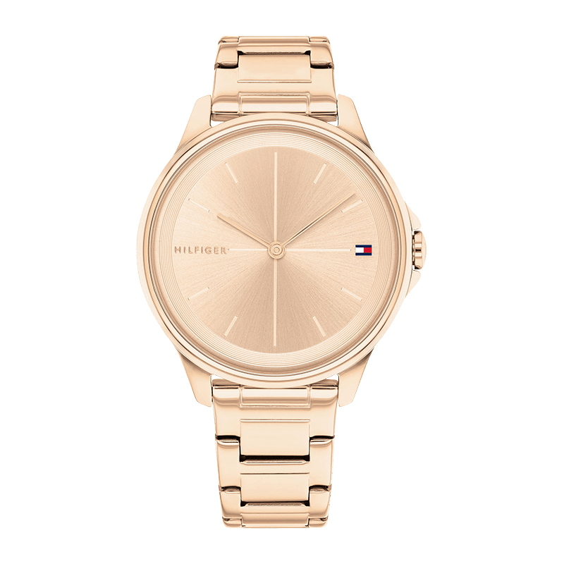 Montre Femme Tommy Hilfiger Delphine Bracelet Acier Doré Rose Cadran Doré Rose – 1782354