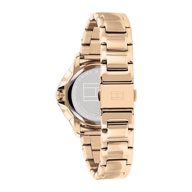 Montre Femme Tommy Hilfiger Delphine Bracelet Acier Doré Rose Cadran Doré Rose – 1782354