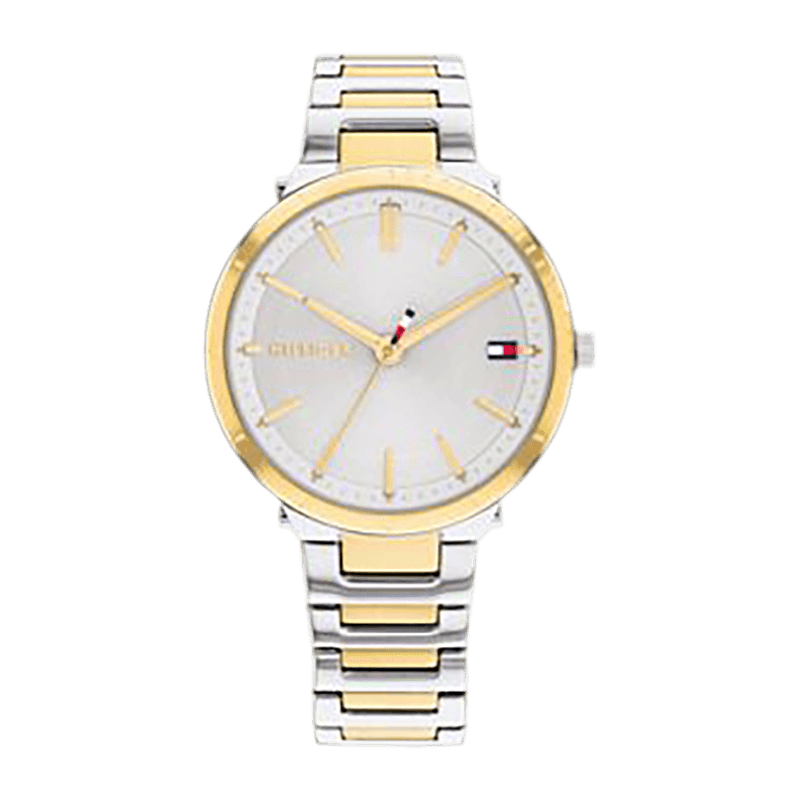 Montre Femme Tommy Hilfiger Zoey  Bracelet Acier Bicolore  Cadran Argenté – 1782408