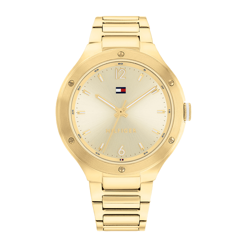 Montre Femme Tommy Hilfiger Naomi  Bracelet Acier Doré  Cadran Doré – 1782477