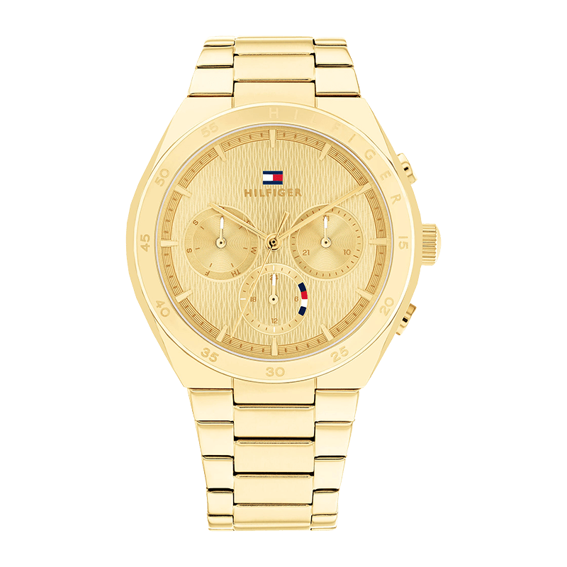 Montre Femme Tommy Hilfiger Carrie  Bracelet Acier Doré Cadran Doré - 1782575