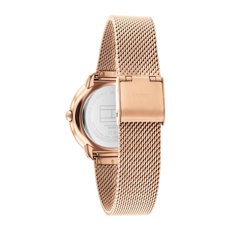 Montre Femme Tommy Hilfiger Demi  Bracelet Acier Milanais Doré Rose Cadran Doré Rose – 1782700
