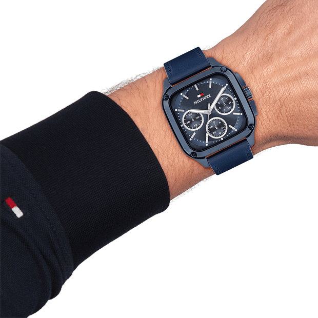 Montre quartz Homme Herald Bleu foncé Tommy Hilfiger