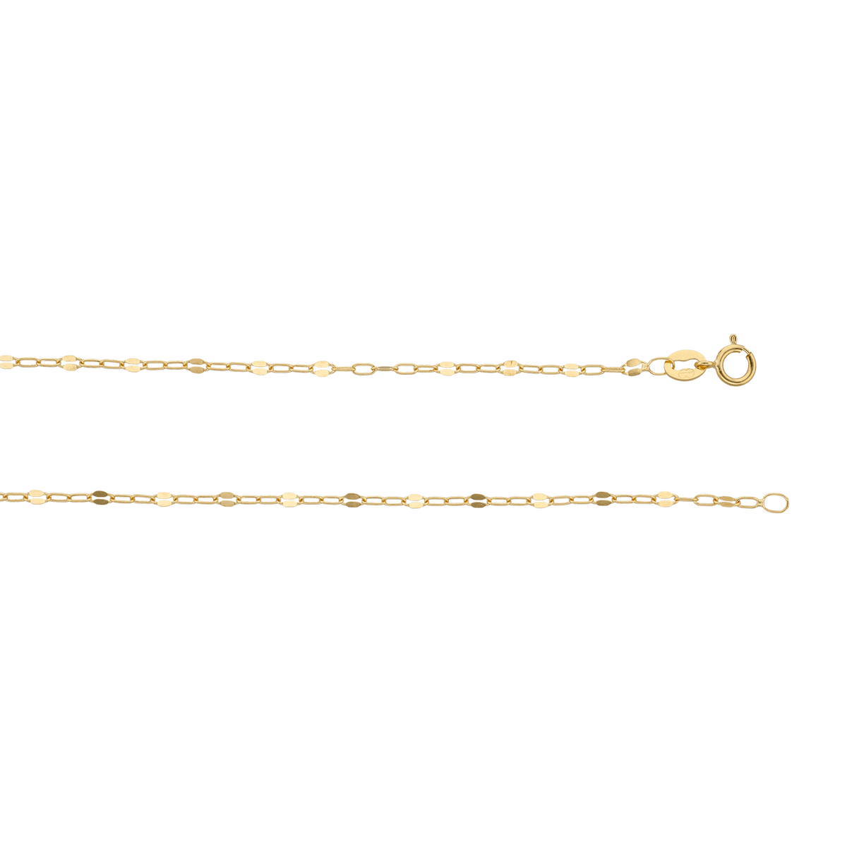 Collier chaîne fantaisie 45 centimètres