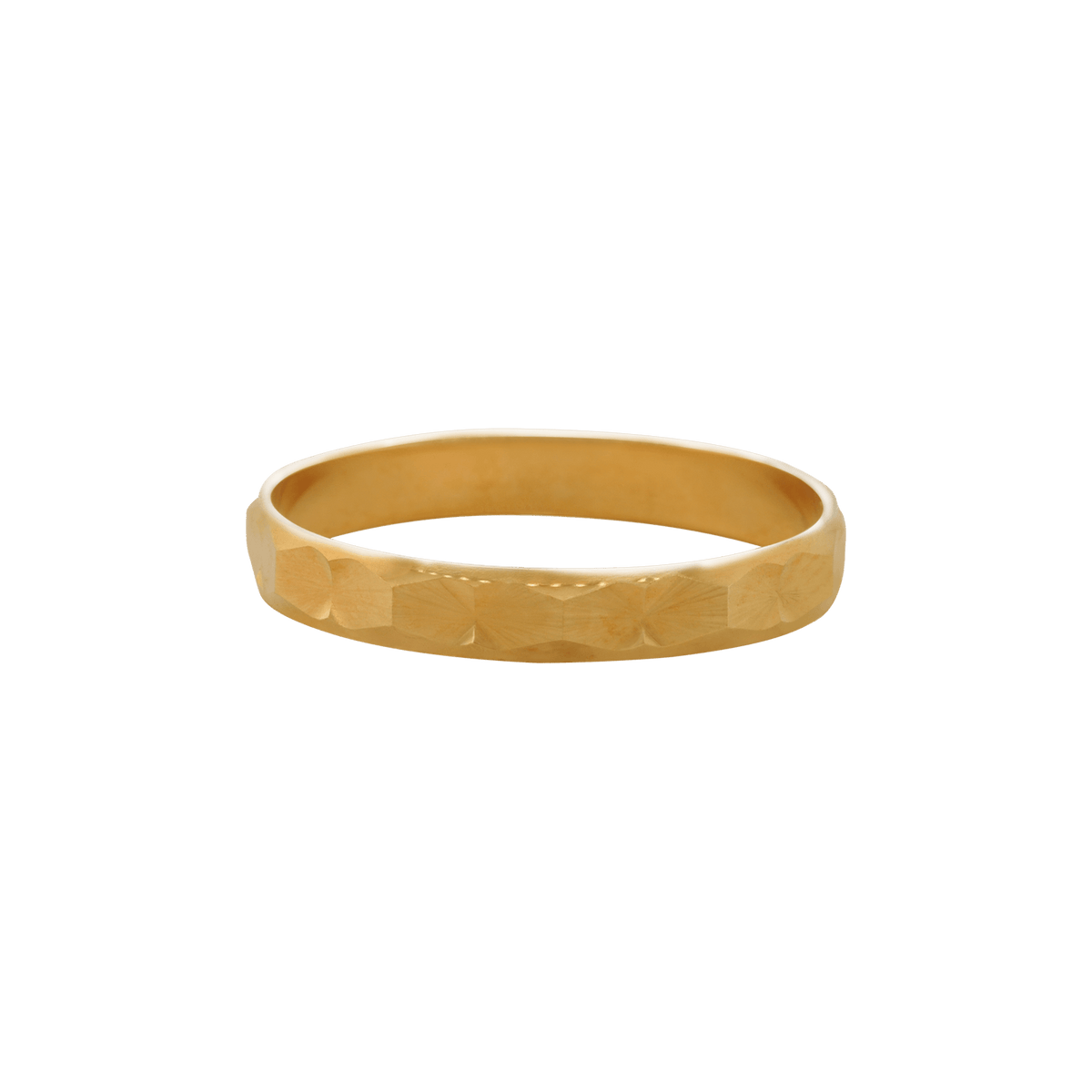 Alliance or 18 carats ciselée 3.1mm - taille 66