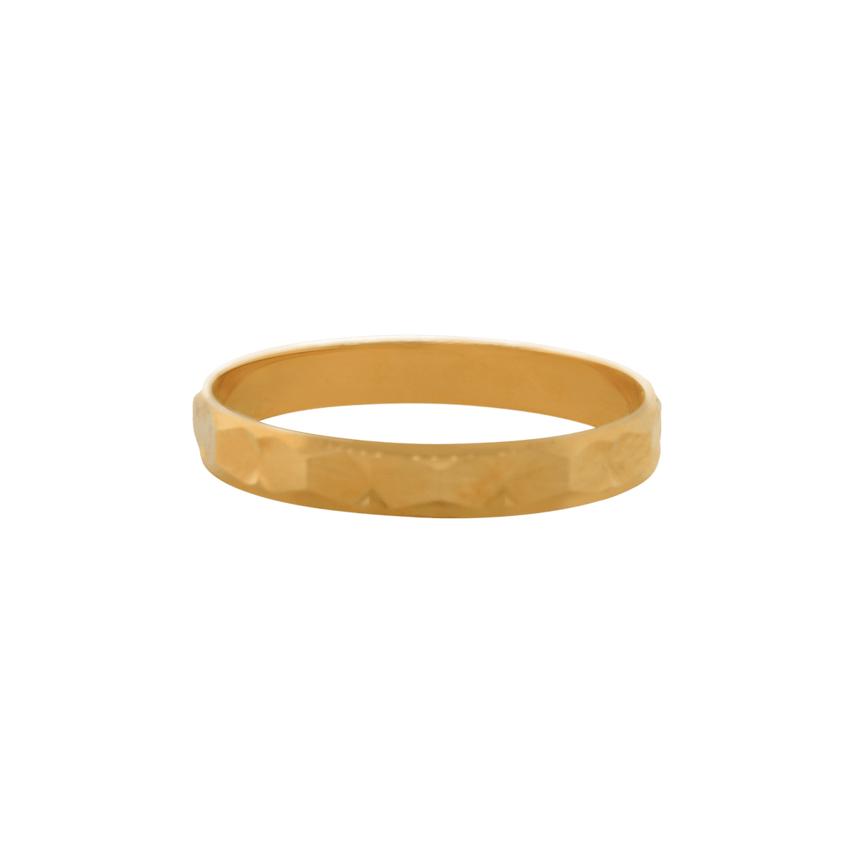 Alliance or 18 carats ciselée 3.1mm - taille 66