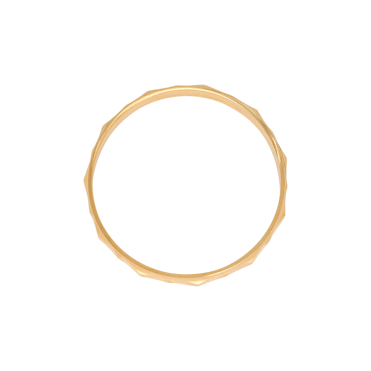Alliance or 18 carats ciselée 3.1mm - taille 66