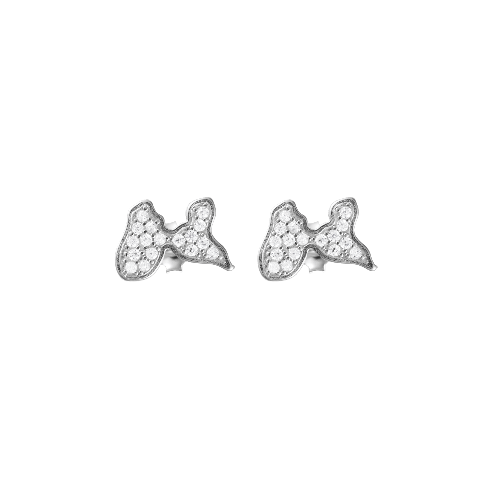 Boucles D'oreilles Guadeloupe Argent925 Zirconium