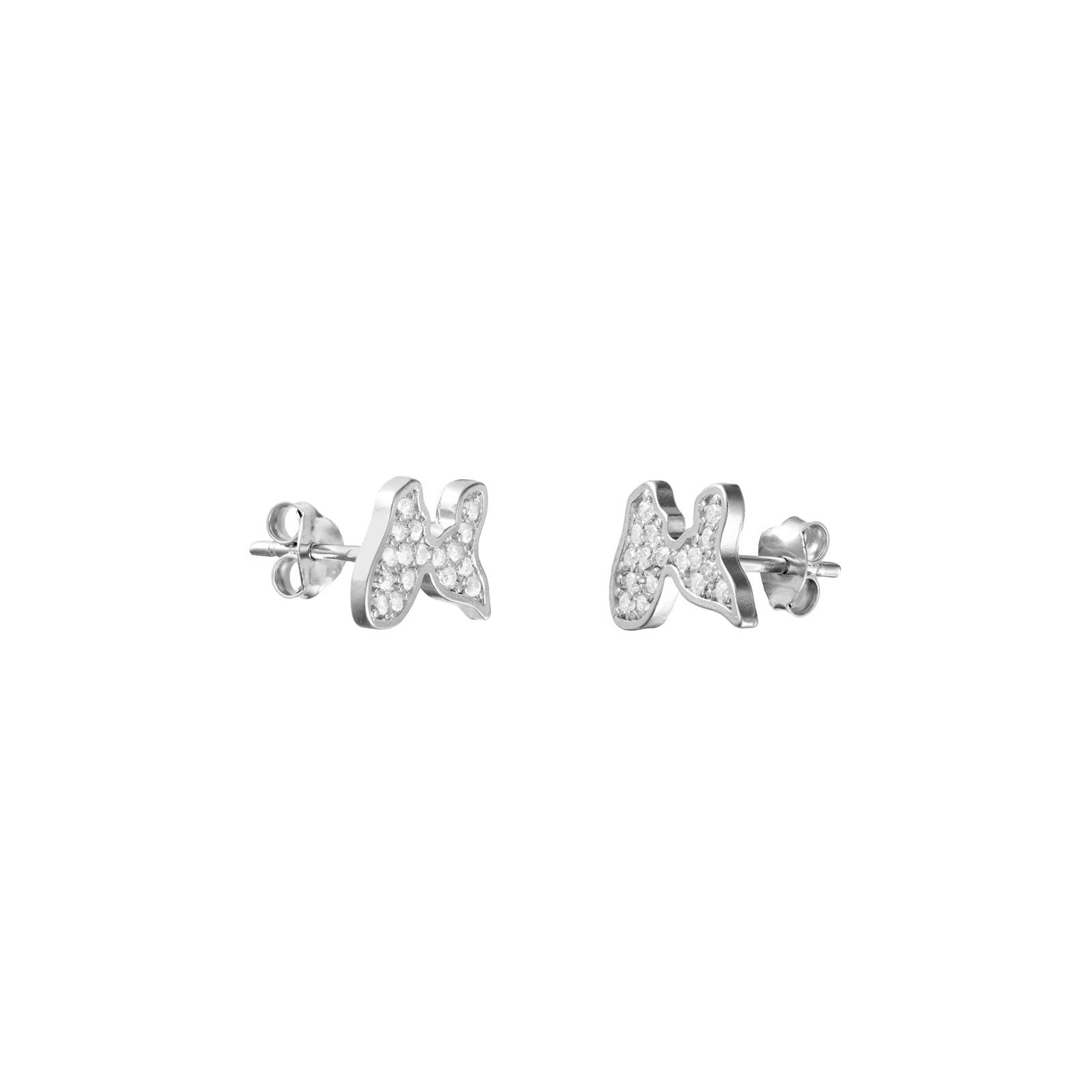 Boucles D'oreilles Guadeloupe Argent925 Zirconium