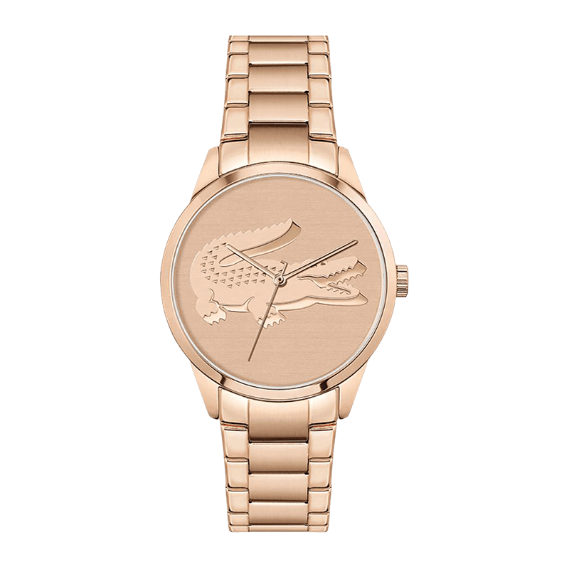 Montre Femme Lacoste Ladycroc Bracelet Acier Doré Rose –2001172