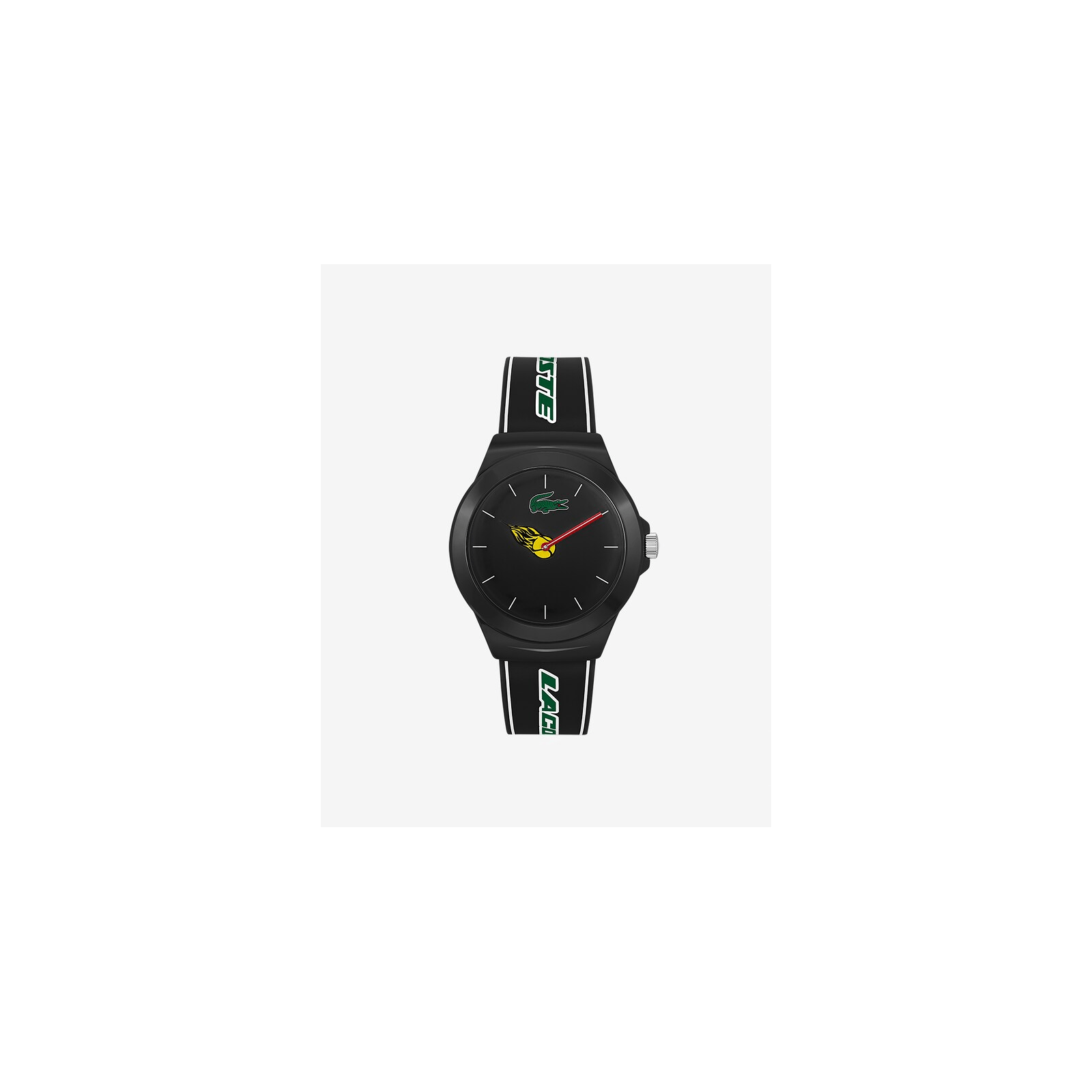 MONTRE ENFANT Lacoste Quartz  bracelet silicone noir