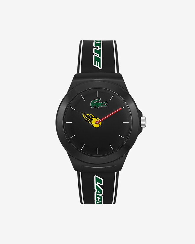 MONTRE ENFANT Lacoste Quartz  bracelet silicone noir