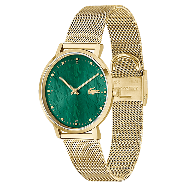 Montre Lacoste Crocorigin en Acier et PVD Doré