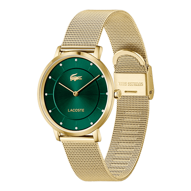 Montre LACOSTE Femme Crocorigin en Acier Doré - 2001475