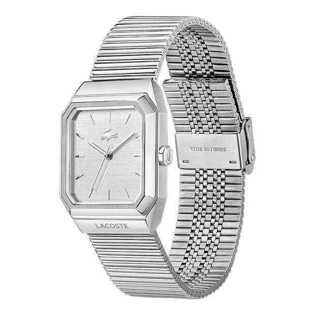 MONTRE HOMME rene acier cadran silver