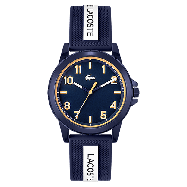 MONTRE ENFANT Lacoste Quartz cadran bleu bracelet silicone bleu