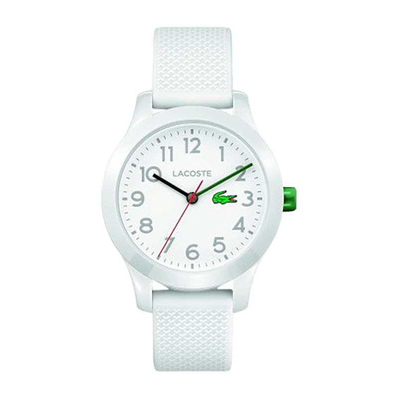 Montre Enfant Lacoste 12.12 Kids  Bracelet Silicone Blanc –  2030003