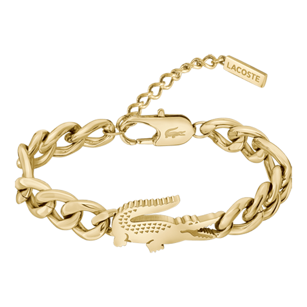 Crocodile Acier inoxydable 316l Lacoste couleur ajustable circonférence intérieure 190mm crochet