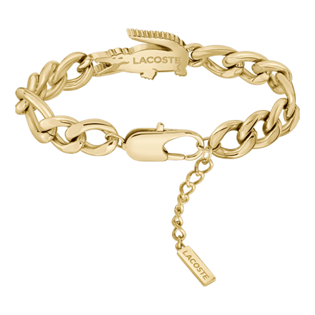 Crocodile Acier inoxydable 316l Lacoste couleur ajustable circonférence intérieure 190mm crochet