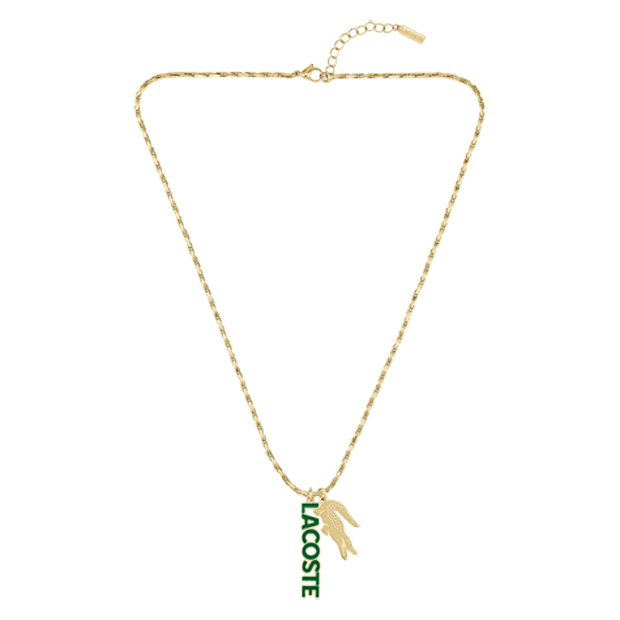 Collier  Lacoste Umpire  Acier Doré
