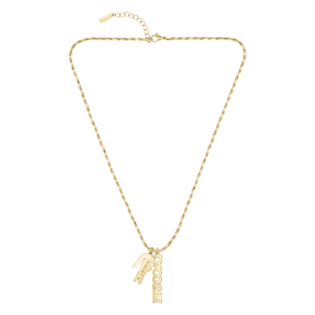 Collier  Lacoste Umpire  Acier Doré