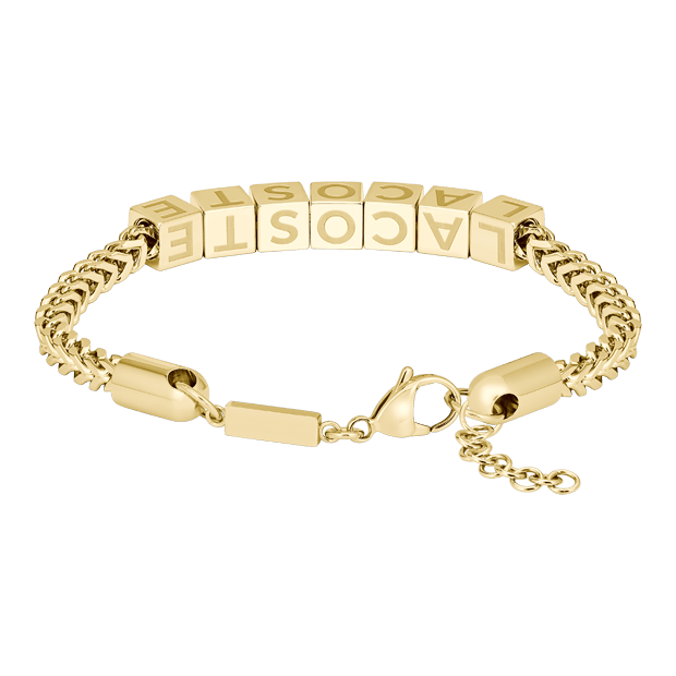 Bracelet LACOSTE Script Acier doré