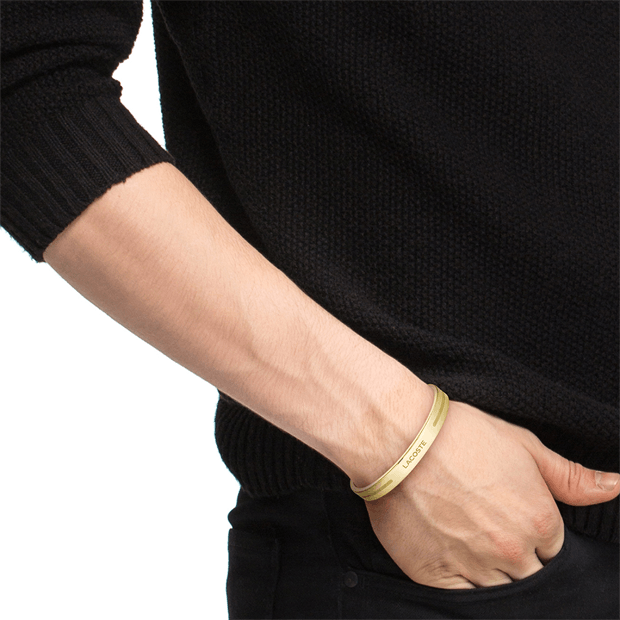 Bracelet LACOSTE Adventurer Acier doré