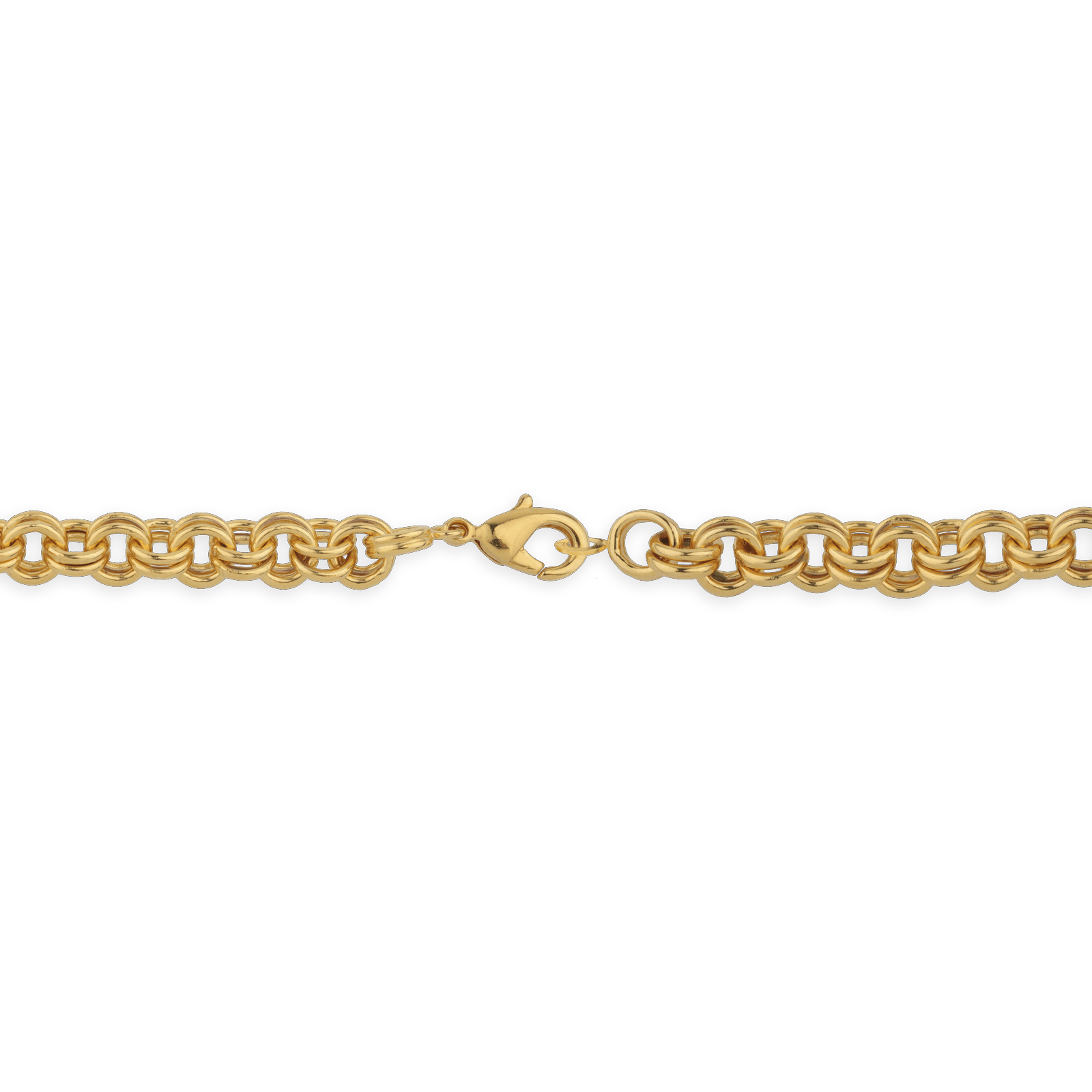 Bracelet Plaqué Or Maille Jaseron