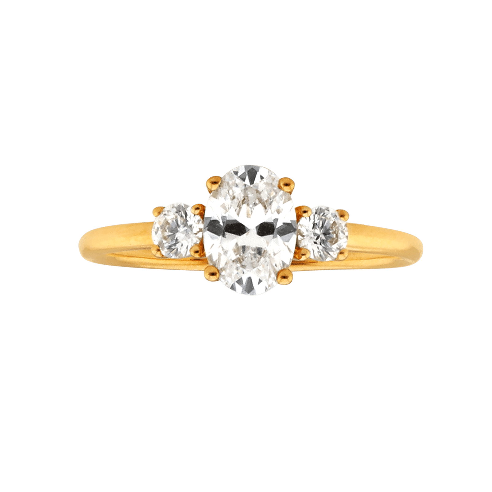 Bague Or Jaune plus Oxydes