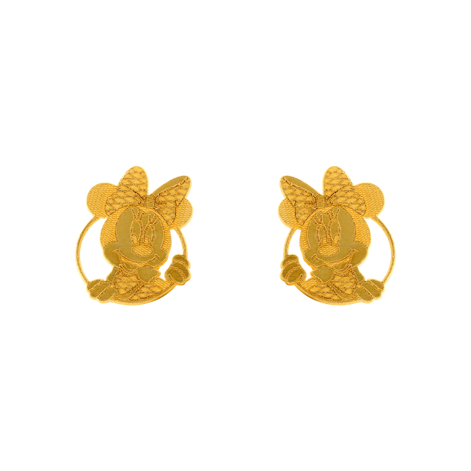 Boucles d'Oreilles Plaqué or Miniature Petit cercle