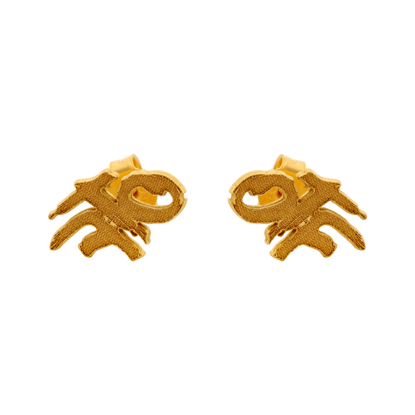 Boucles d'Oreilles poussette or tout fait Moyen