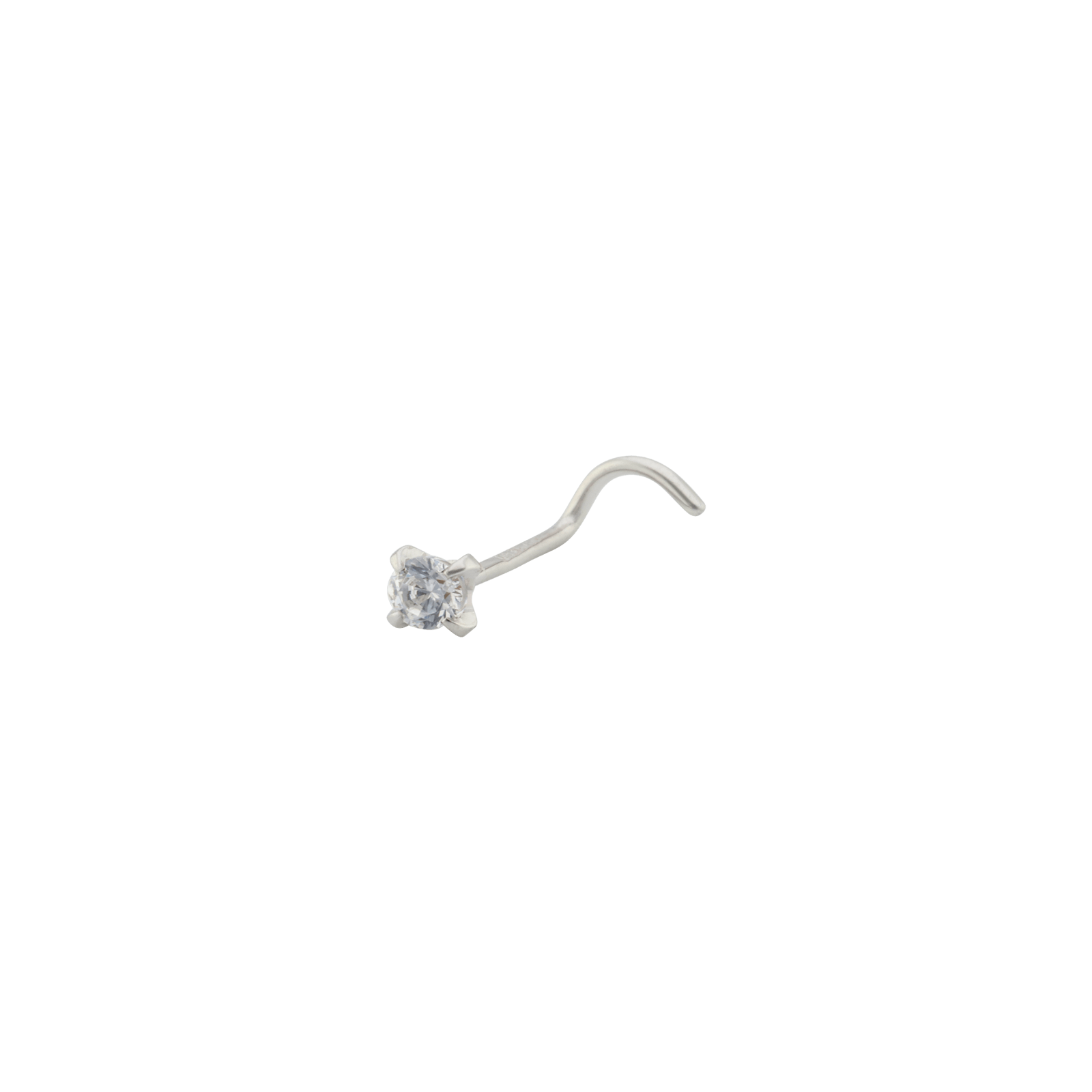 piercing nez Oxyde de Zirconium or gris