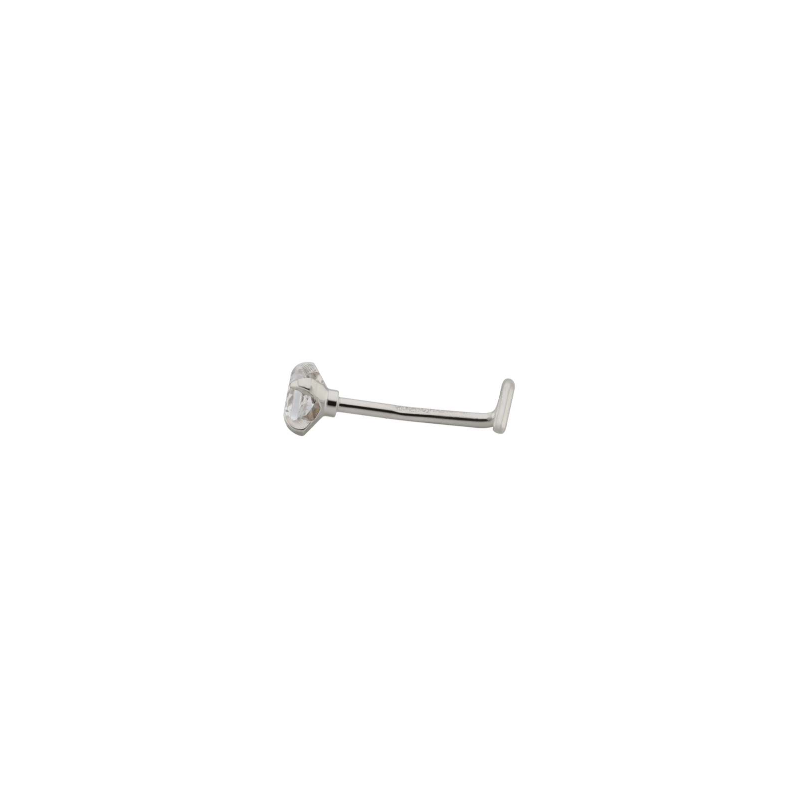 piercing nez Oxyde de Zirconium or gris