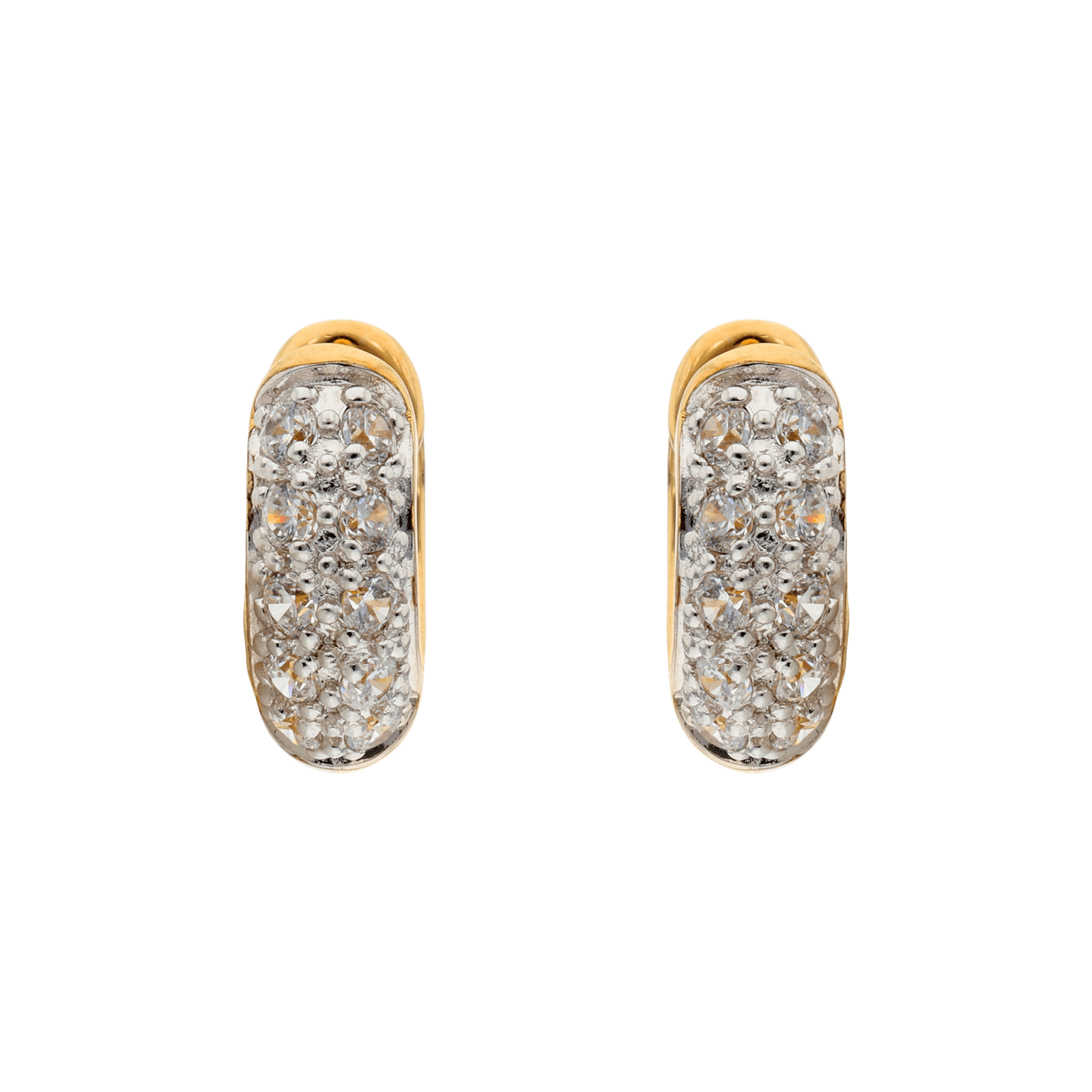 Créoles serties Oxyde de Zirconium
