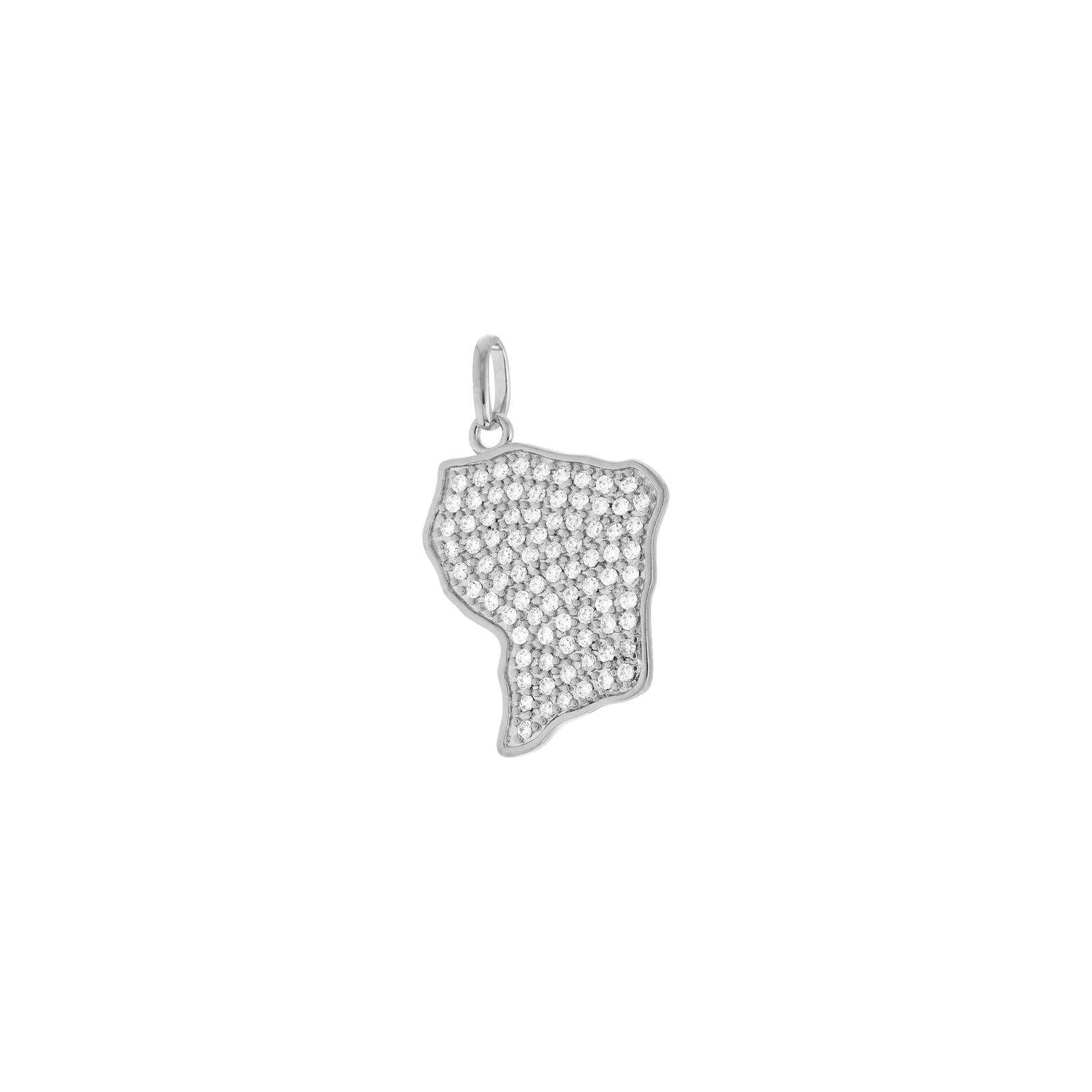 Pendentif  Guyane Argent925 Zirconium