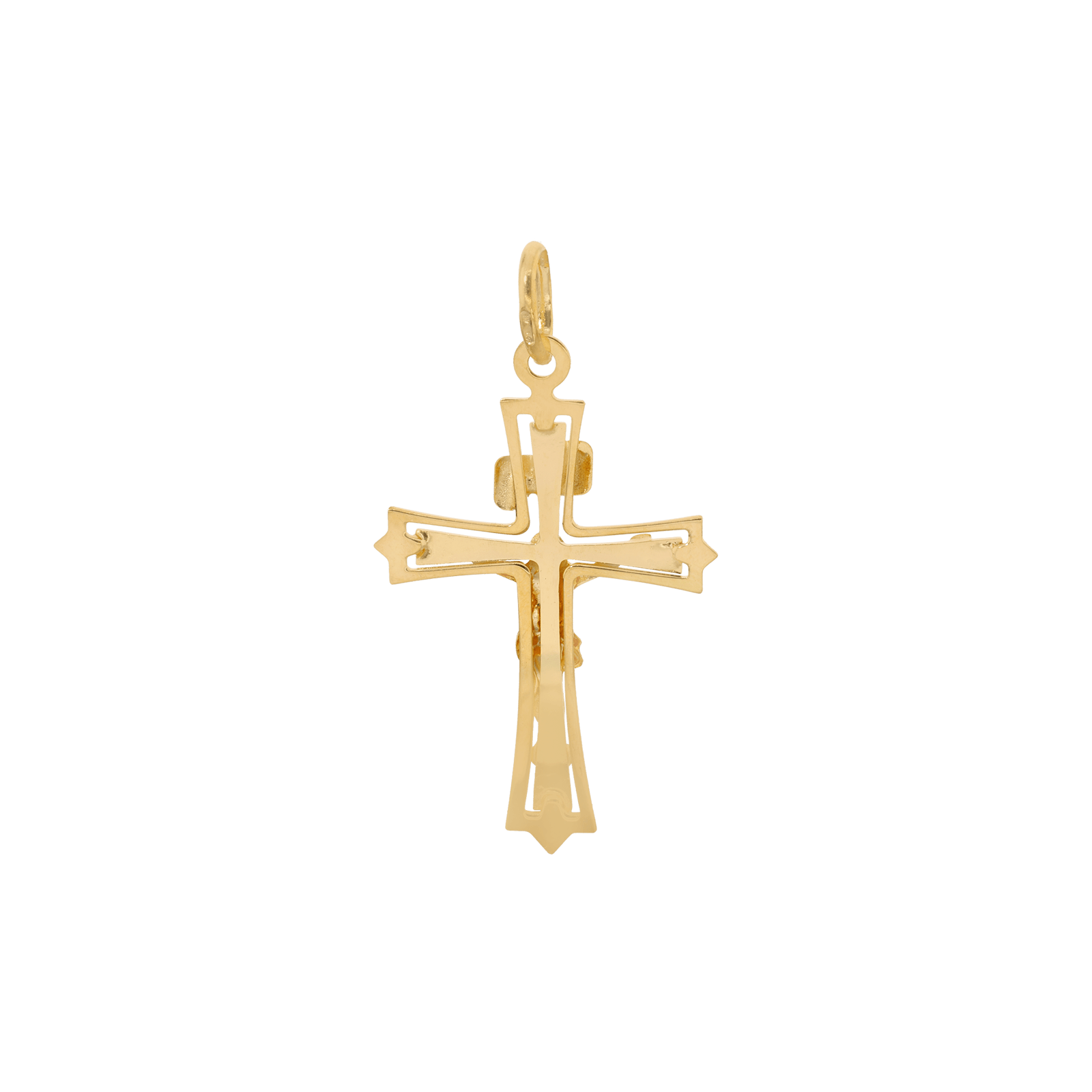 pendentif croix/christ or 375
