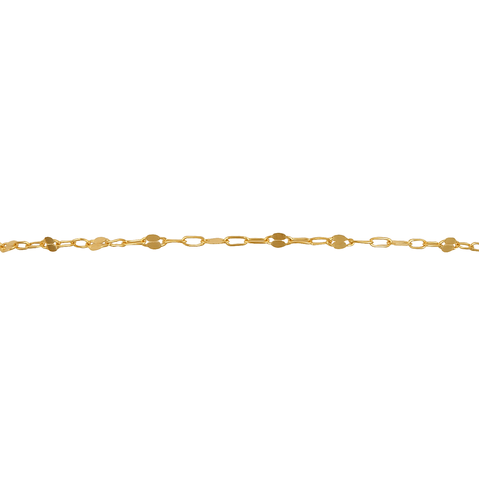 chaine cheville fantaisie maille diamantée 27cm